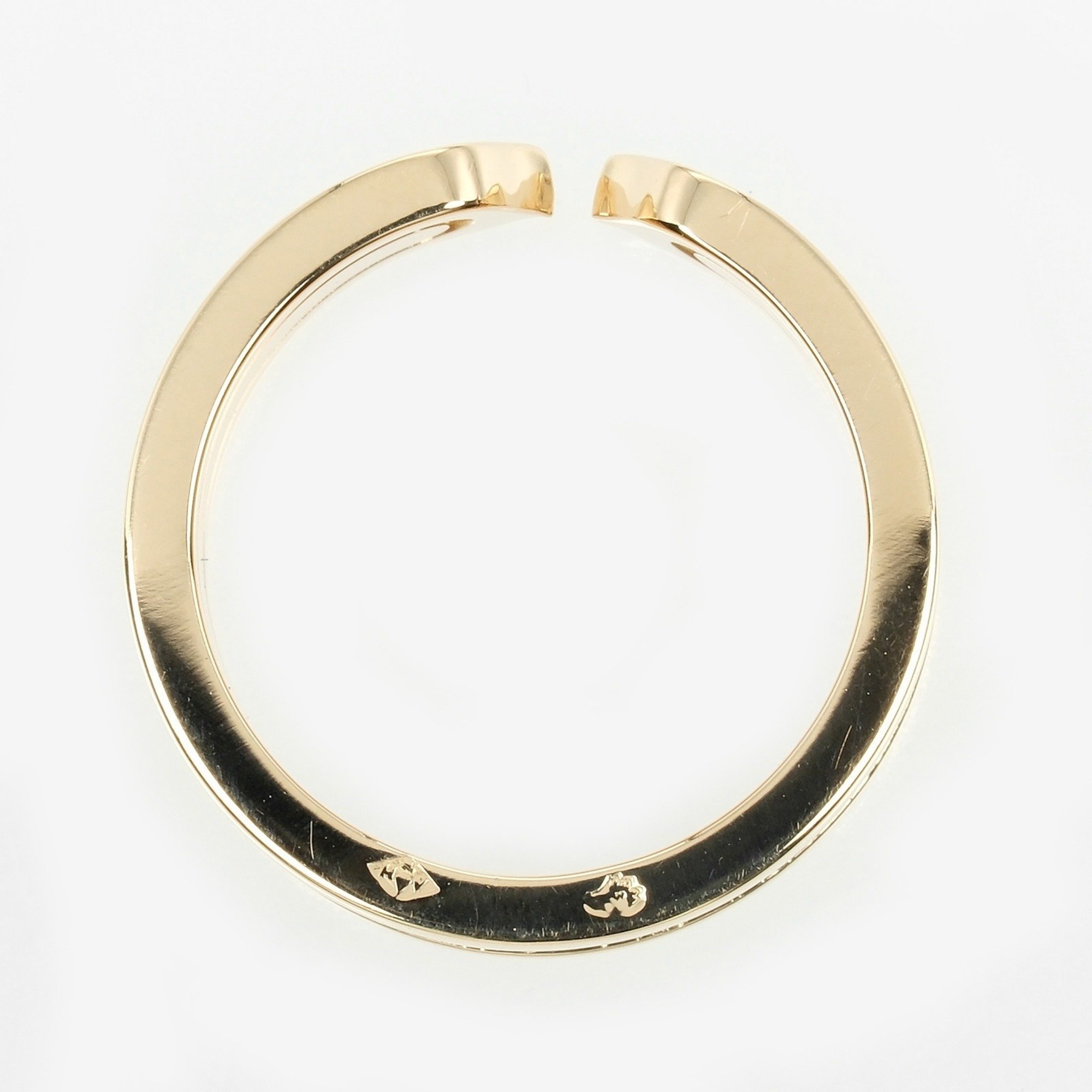 Cartier 2C size 8 ring, K18YG yellow gold, approx. 7.15g