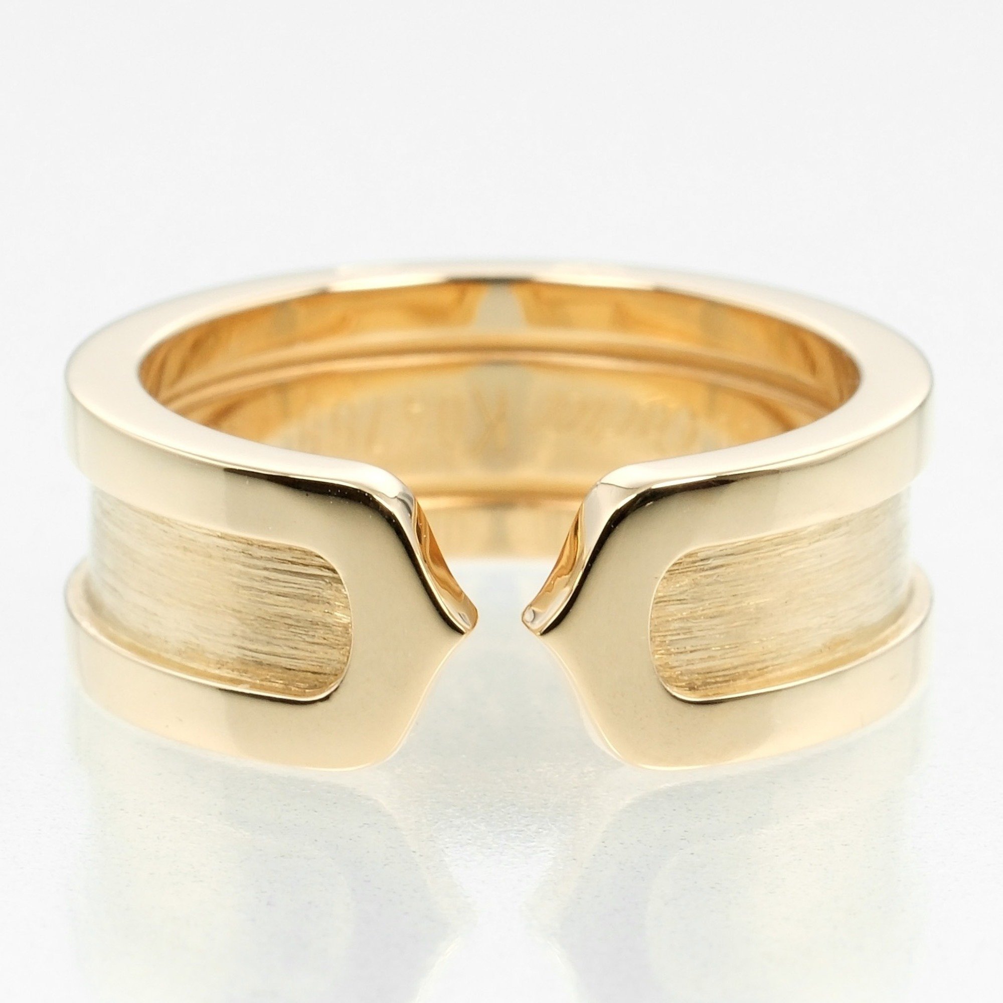 Cartier 2C size 8 ring, K18YG yellow gold, approx. 7.15g