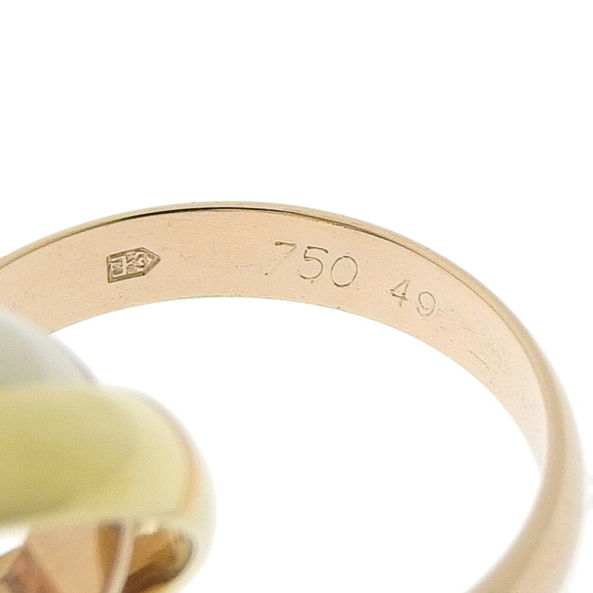 Cartier Trinity size 9.5 ring, K18 gold YG/PG/WG, approx. 7.0g for women