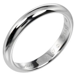 Cartier 1895 Wedding Ring Size 17 3.5mm Band Pt950 Platinum Approx. 6.17g