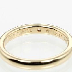 Tiffany TIFFANY&Co. Stacking Band Size 9 Ring K18YG Yellow Gold Diamond Approx. 3.62g