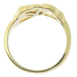 Tiffany TIFFANY&Co. Triple Heart Ring Size 10 K18 Yellow Gold Approx. 4.8g heart Ladies