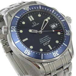 OMEGA Seamaster Professional Watch James Bond 007 40th Chronometer 2537.8 Stainless Steel Automatic Black Dial Men's