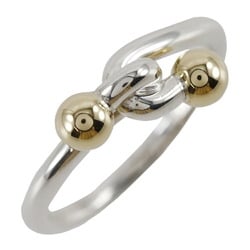 Tiffany & Co. Hook Eye size 8.5 ring, 925 silver x 18K yellow gold, approx. 2.4g, for women