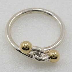 Tiffany & Co. Hook Eye size 8.5 ring, 925 silver x 18K yellow gold, approx. 2.4g, for women