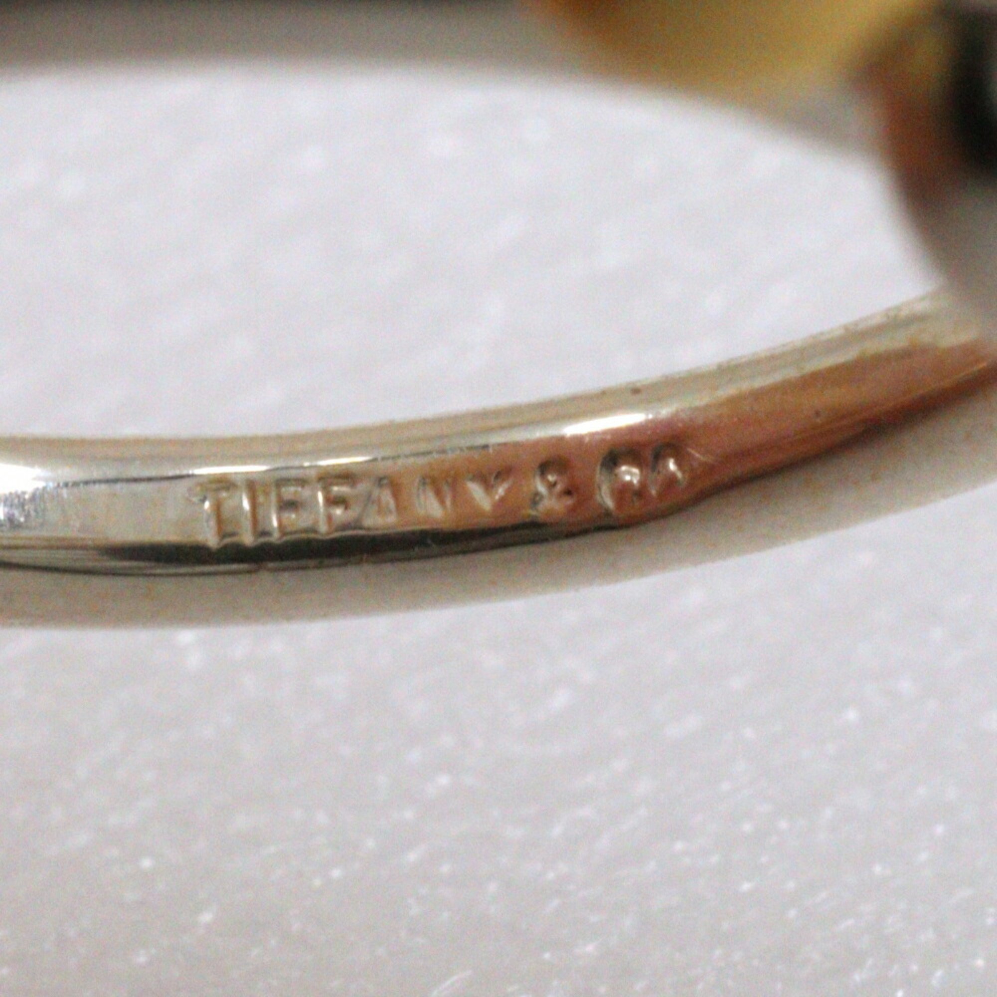 Tiffany & Co. Hook Eye size 8.5 ring, 925 silver x 18K yellow gold, approx. 2.4g, for women