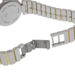 Dunhill Millennium Watch 12P Diamond Stainless Steel Quartz Analog Display Grey Dial Ladies