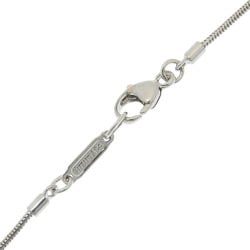 Tiffany TIFFANY&Co. Atlas bar necklace 3P diamond K18 white gold x approx. 7.1g ladies