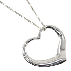 Tiffany TIFFANY&Co. Heart Large Necklace Elsa Peretti Sterling Silver Approx. 15.0g Open Women's