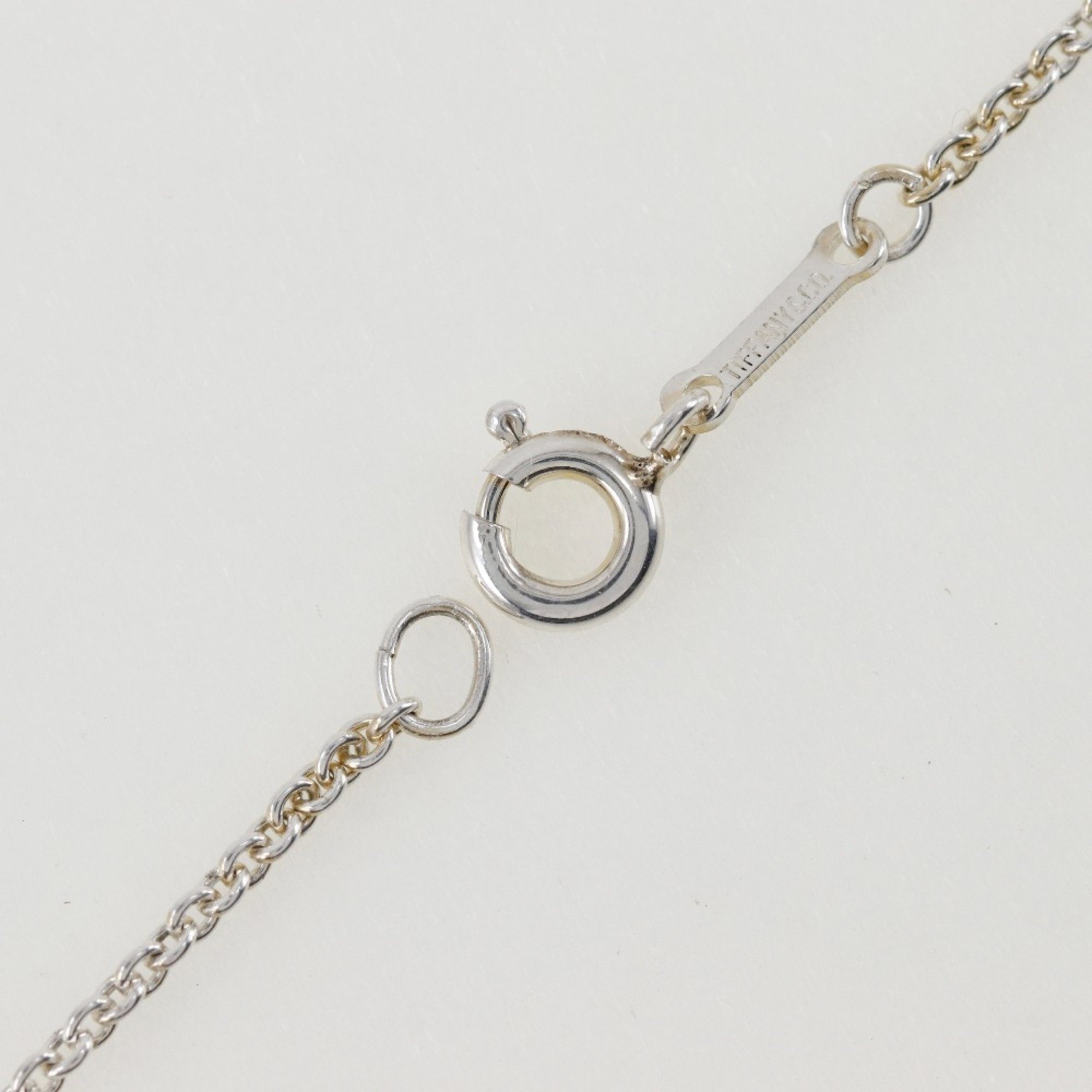 Tiffany TIFFANY&Co. Heart Large Necklace Elsa Peretti Sterling Silver Approx. 15.0g Open Women's