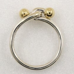 Tiffany & Co. Hook Eye Size 9 Ring Silver 925 x K18 Yellow Gold Approx. 2.4g Women's