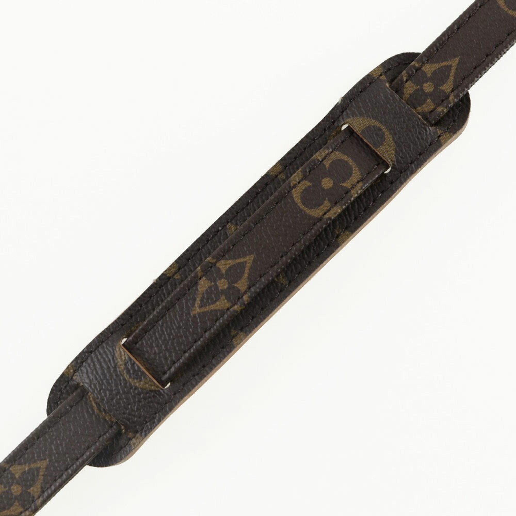 LOUIS VUITTON Shoulder Strap Monogram Canvas Brown Unisex