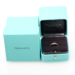 Tiffany TIFFANY&Co. T-wire size 7 ring, K18YG yellow gold, diamond, approx. 2.16g