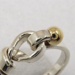 Tiffany TIFFANY&Co. Hook & Eye Size 8 Ring Silver 925 x K18 Yellow Gold Approx. 2.7g Women's Rank