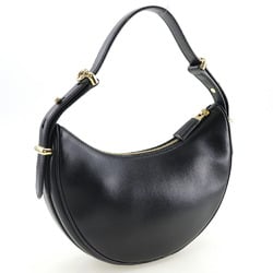 PRADA Arche Shoulder Bag 1BC194 Calf Black NERO 2way Women's