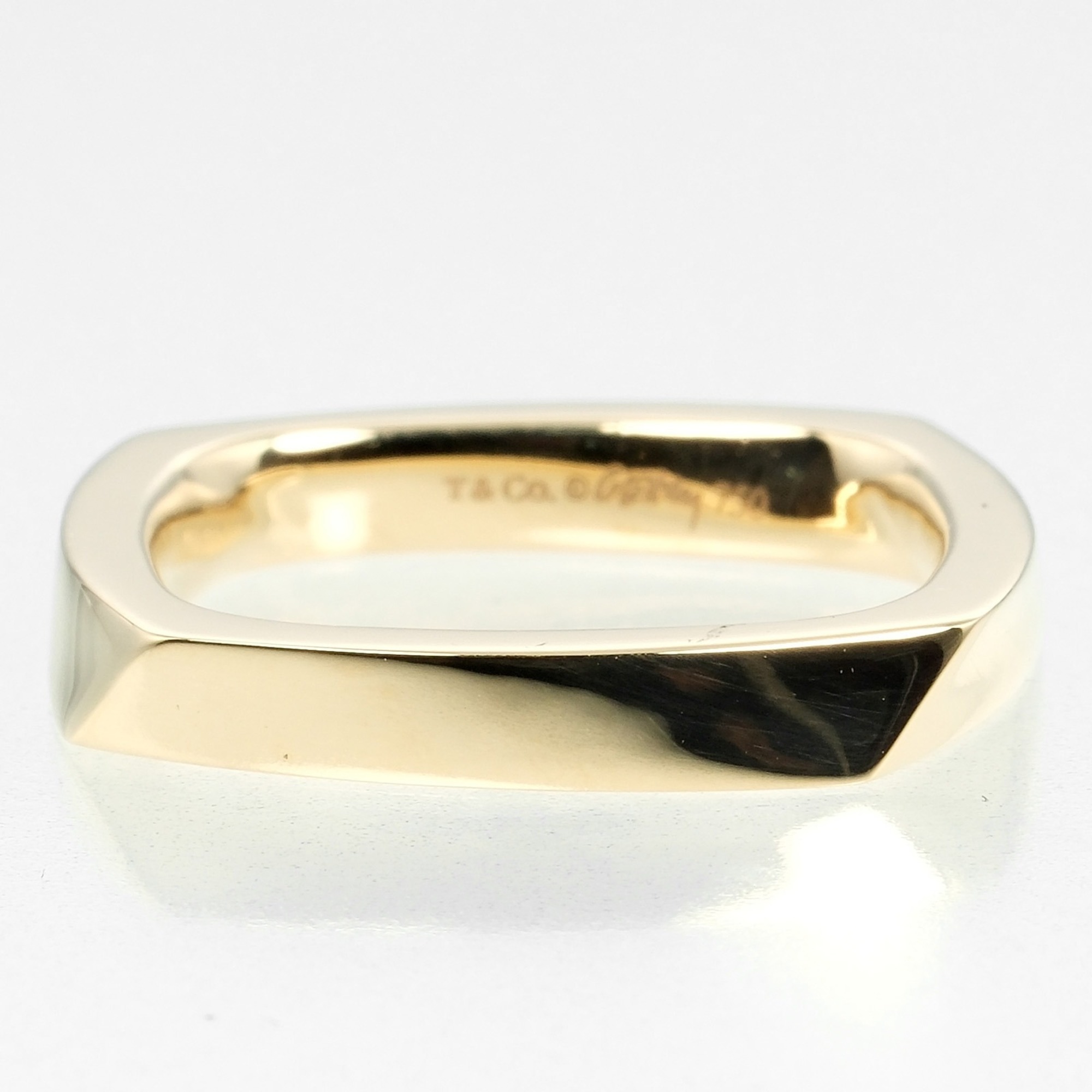 Tiffany TIFFANY&Co. Torque Narrow size 9.5 ring K18YG yellow gold approx. 6.21g