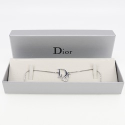 Christian Dior necklace silver approx. 7.4g logo women's