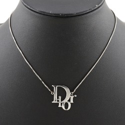 Christian Dior necklace silver approx. 7.4g logo women's