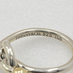 Tiffany & Co. Love Knot size 8 ring, 925 silver x 18K yellow gold, approx. 2.8g, knot, for women