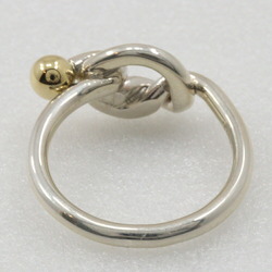 Tiffany & Co. Love Knot size 8 ring, 925 silver x 18K yellow gold, approx. 2.8g, knot, for women