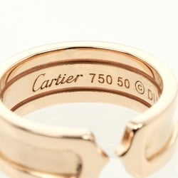 Cartier 2C Ring Size 10 K18PG Pink Gold CARTIER Approx. 6.7g