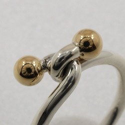 Tiffany & Co. Hook Eye Size 7.5 Ring Silver 925 x K18 Yellow Gold Approx. 2.3g Women's