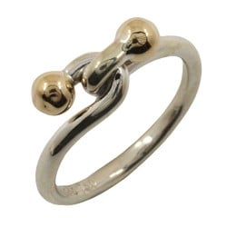 Tiffany & Co. Hook Eye size 8.5 ring, 925 silver x 18K yellow gold, approx. 2.3g, for women