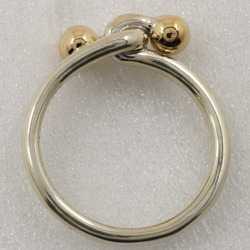 Tiffany & Co. Hook Eye size 8.5 ring, 925 silver x 18K yellow gold, approx. 2.3g, for women