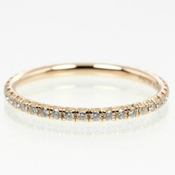 Tiffany Soleste Full Eternity Ring Size 7.5 K18PG Pink Gold Diamond TIFFANY&Co.