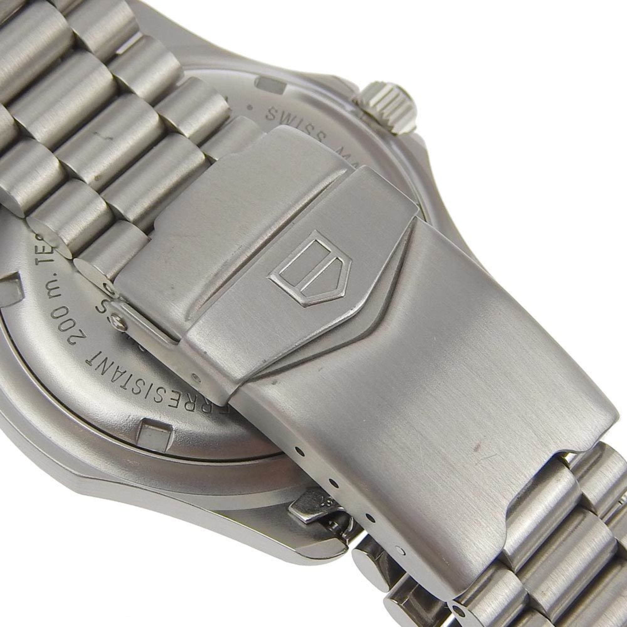 TAG HEUER Professional Watch 9262.206R Stainless Steel Quartz Analog Display Grey Dial Men's