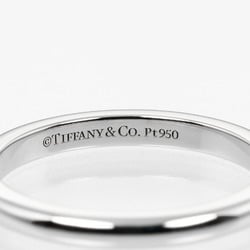 Tiffany Forever Classic Band Size 7.5 Ring 2mm Model Pt950 Platinum 3P Diamond Approx. 3.32g