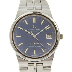 OMEGA Constellation Watch Chronometer cal.1011 168.0055 Stainless Steel Automatic Blue Dial Men's