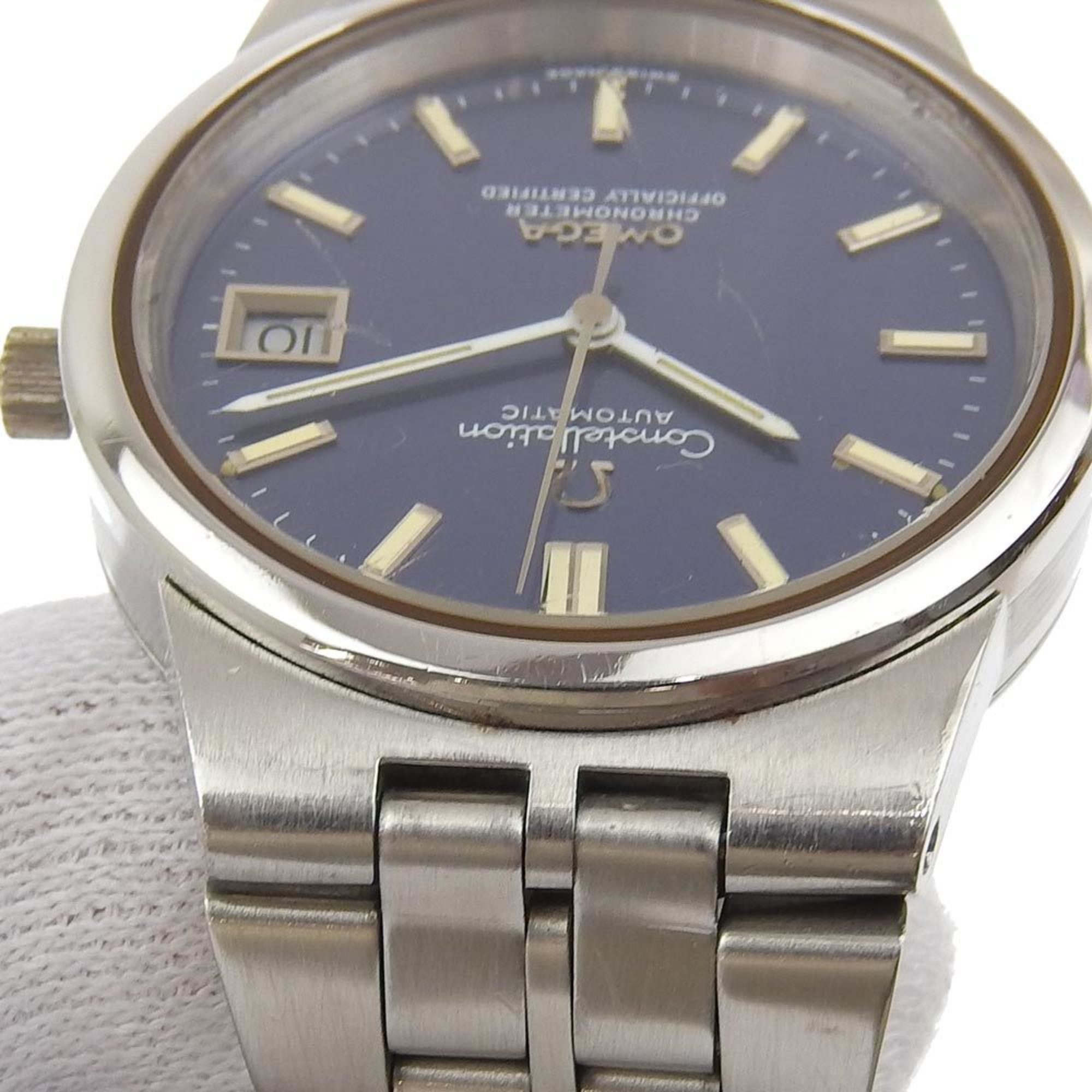 OMEGA Constellation Watch Chronometer cal.1011 168.0055 Stainless Steel Automatic Blue Dial Men's