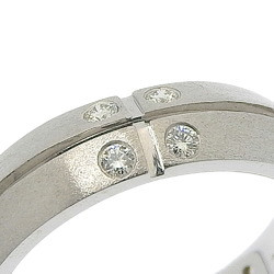 Tiffany TIFFANY&Co. Streamerica size 9 ring, K18 white gold x diamond, approx. 5.4g, for women