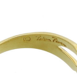 Tiffany Paloma Picasso Triple Loving Heart Women's Ring, 750 Yellow Gold, Size 12.5