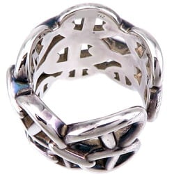 Hermes #53 SV925 Chaine d'Ancre GM Women's and Men's Ring, Silver 925, Size 13