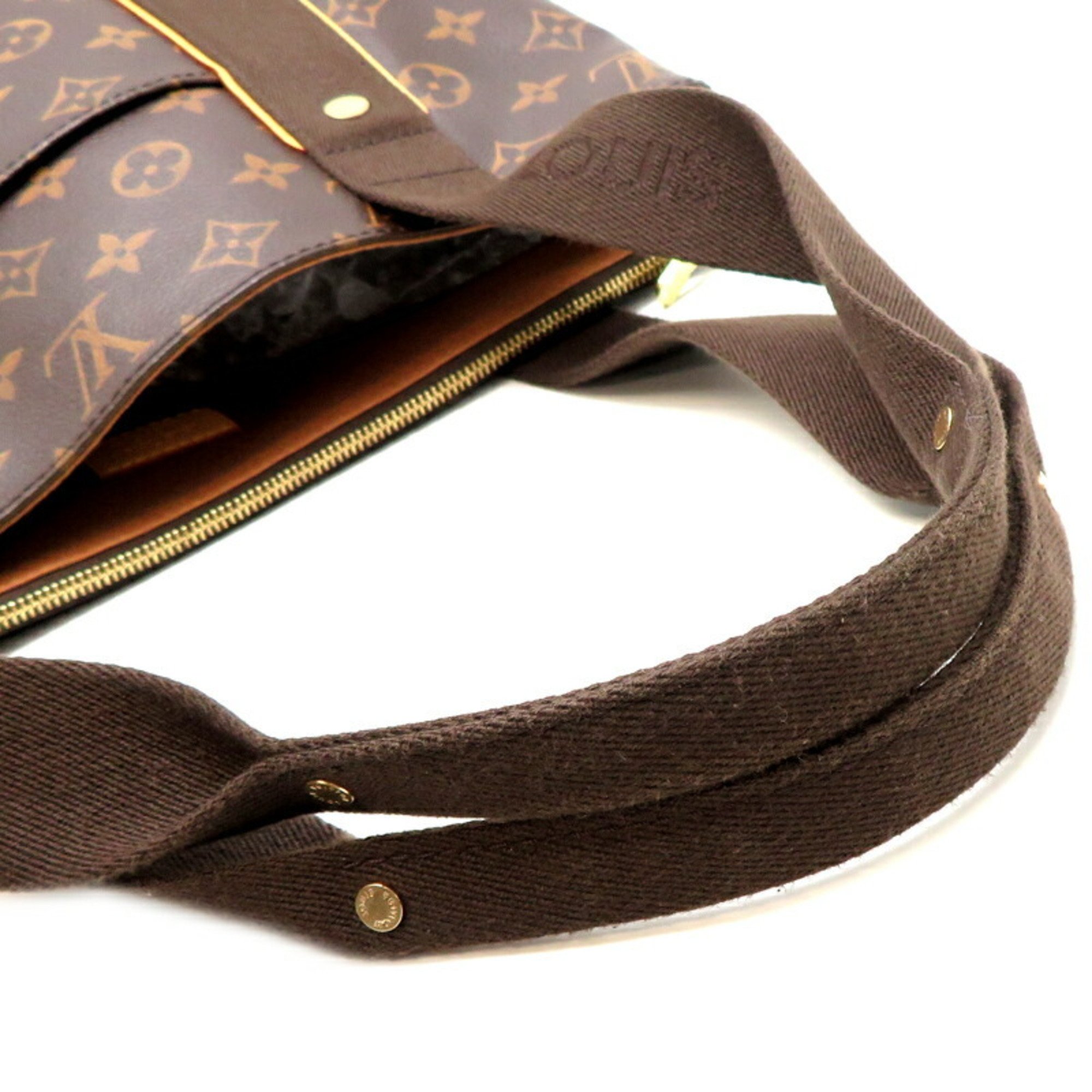 Louis Vuitton Cabas Bobur Women's and Men's Tote Bag M53013 Monogram Brown