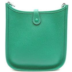 Hermes A stamp 2017 Evelyn TPM Amazon Women's Shoulder Bag Taurillon Clemence Vert Verdigo