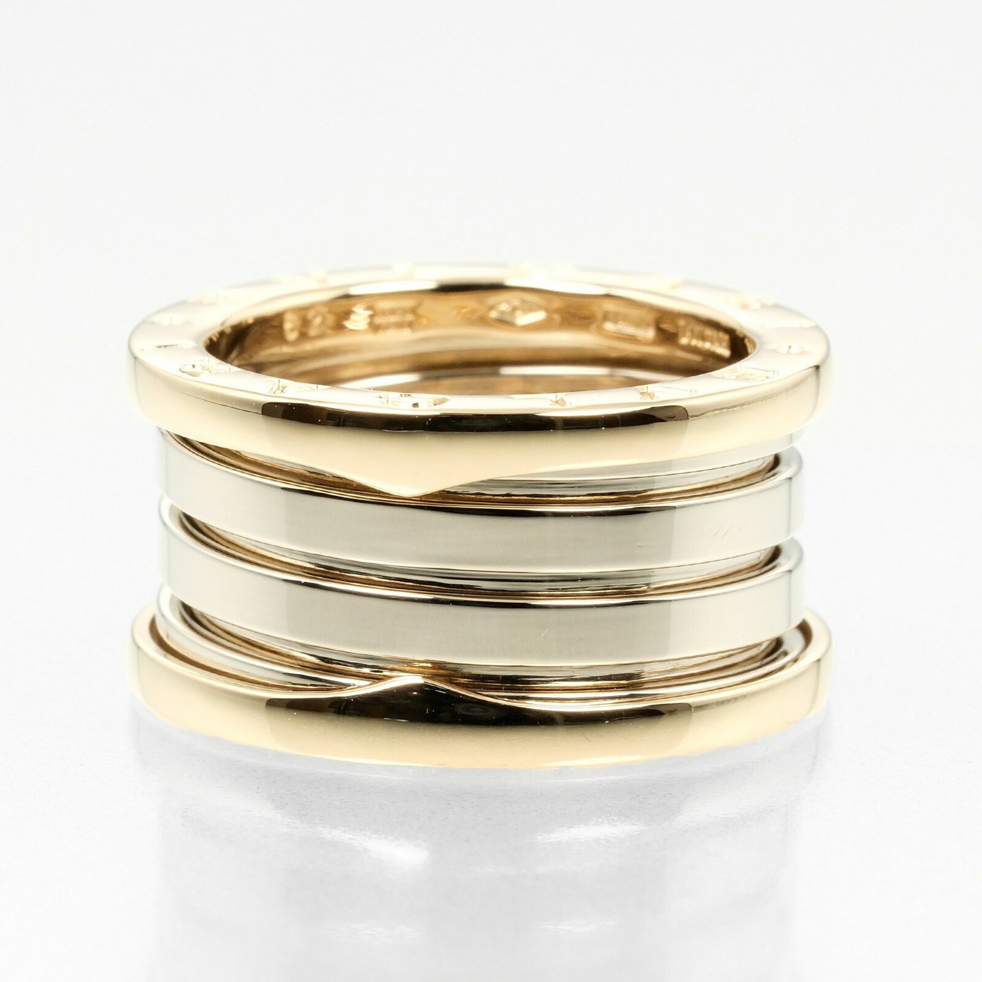 BVLGARI B.zero1 4 band size 12 ring K18YG yellow gold K18WG white approx. 10.3g