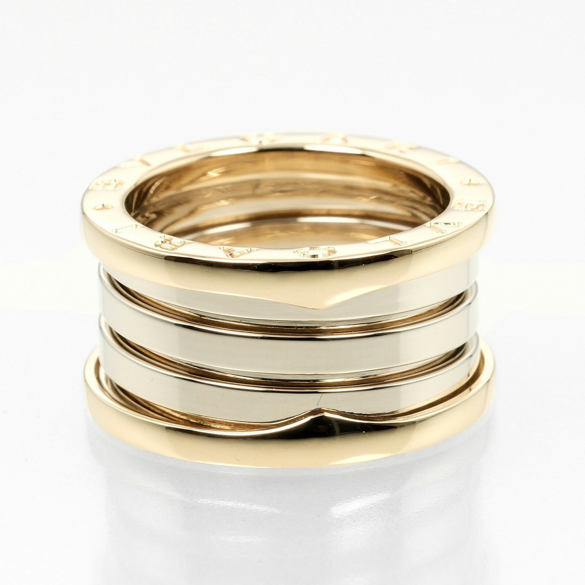 BVLGARI B.zero1 4 band size 12 ring K18YG yellow gold K18WG white approx. 10.3g