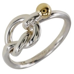 Tiffany & Co. Love Knot size 11 ring, 925 silver x 18K yellow gold, knot for women