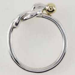 Tiffany & Co. Love Knot size 11 ring, 925 silver x 18K yellow gold, knot for women