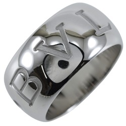 BVLGARI Mono size 13.5 ring, K18 white gold, approx. 12.4g, logo, for women