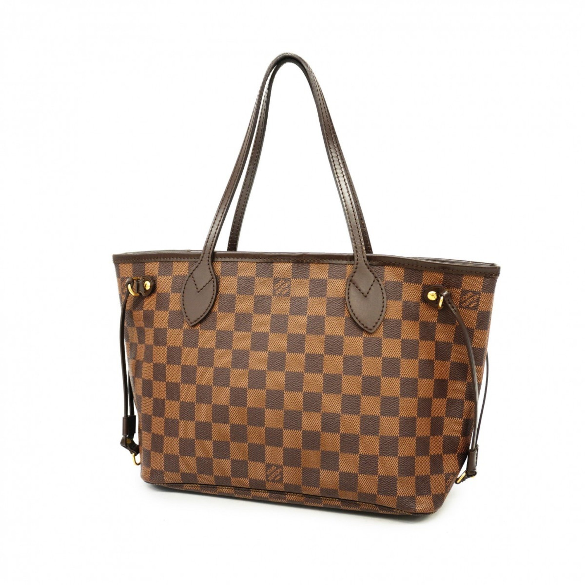 Louis Vuitton Tote Bag Damier Neverfull PM N51109 Ebene Women's