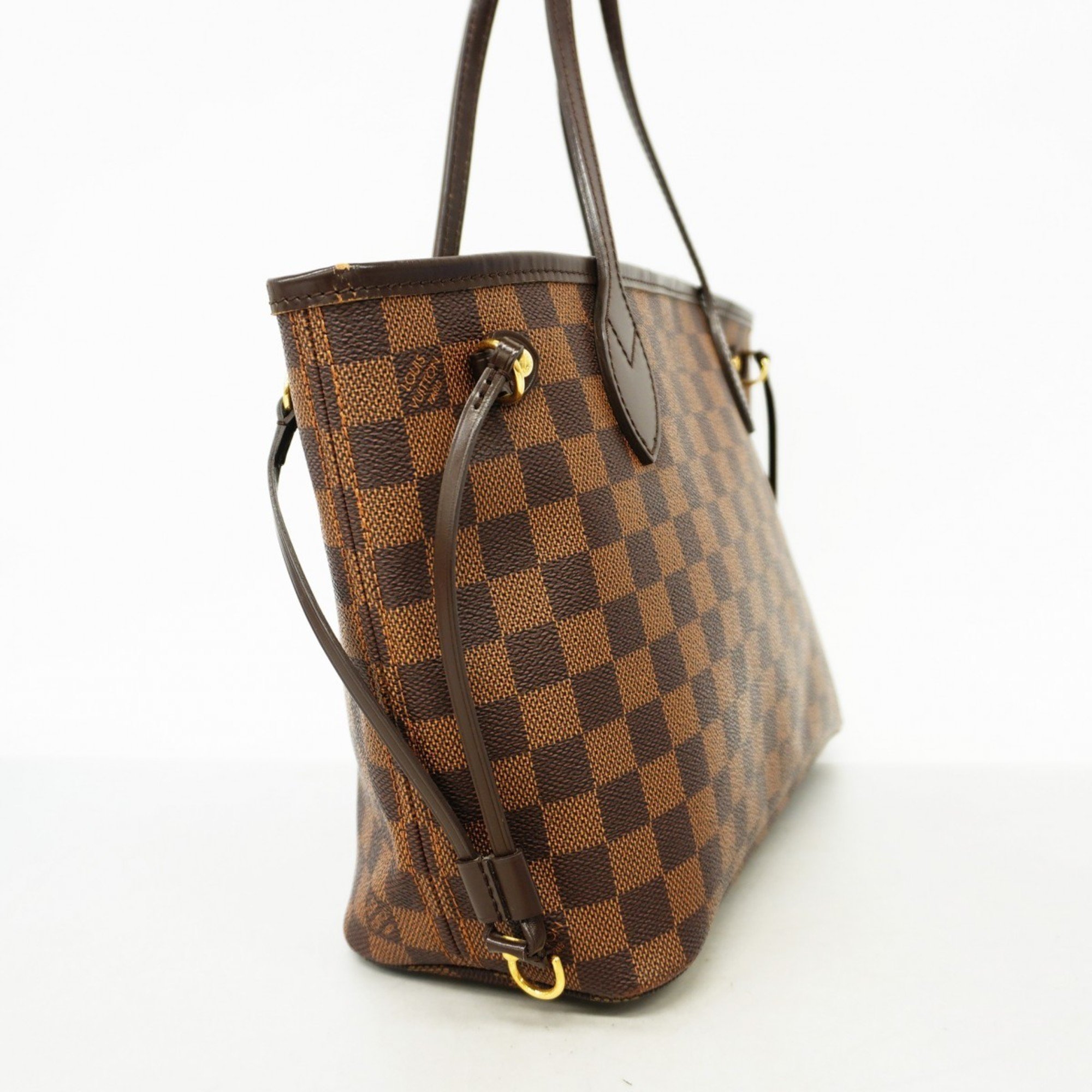 Louis Vuitton Tote Bag Damier Neverfull PM N51109 Ebene Women's