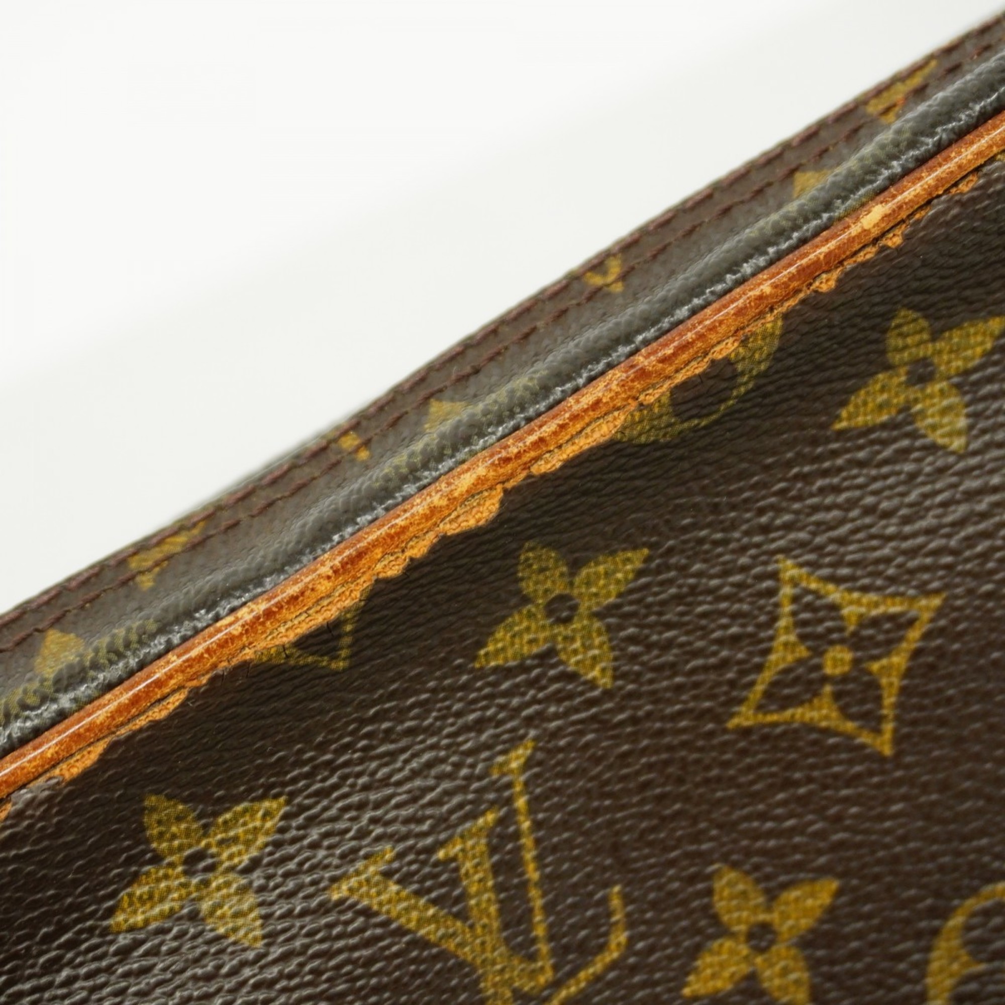 Louis Vuitton Clutch Bag Monogram Marly Dragonne M51825 Brown Men's