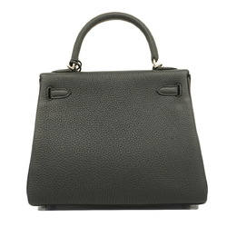 Hermes handbag Kelly 25 Togo black W stamp ladies