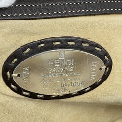 Fendi handbag Selleria leather brown ladies