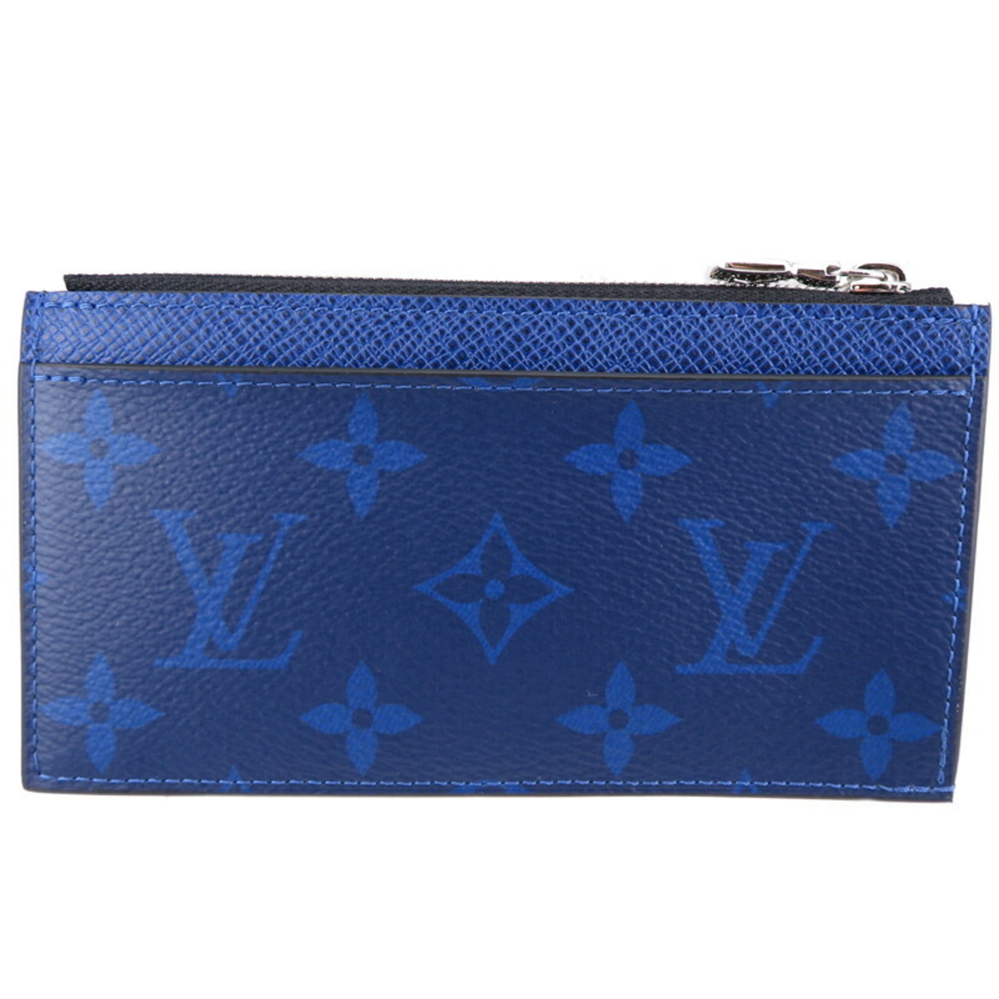 Louis Vuitton Coin Card Holder Men's Case M30270 Taigarama Cobalt