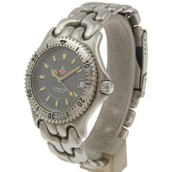 TAG HEUER Professional 200 Watch WG1113-0 Stainless Steel Quartz Analog Display Grey Dial Men's